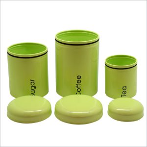Green Kitchen Canister Set