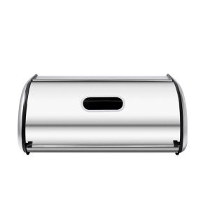 stainless steel roll top bread box