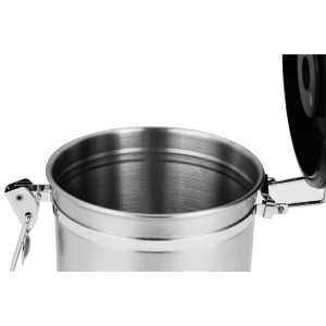 steel kitchen canister