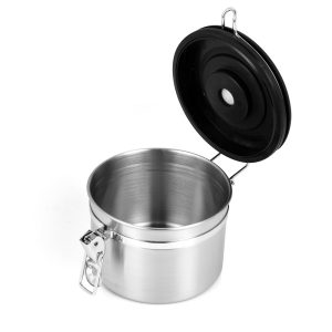 kitchen canister with lid