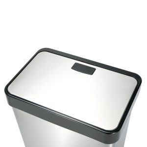 Steel Trash Can With Lid