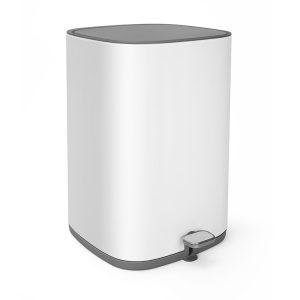 stainless steel trash can