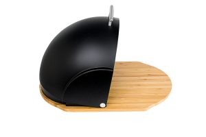 black bread canister