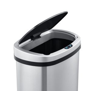 sensor trash bin with lid