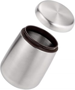 coffee canister with lid