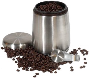 steel coffee tea canister