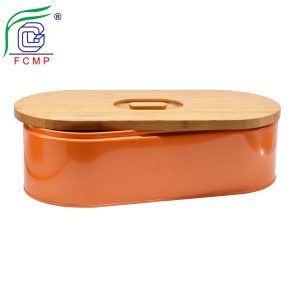 orange coating bread box