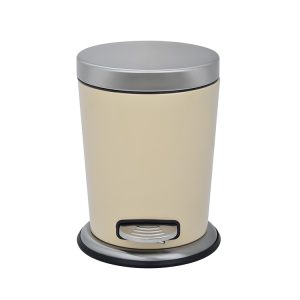 yellow coating trash can