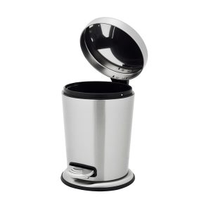 stainless steel trash can