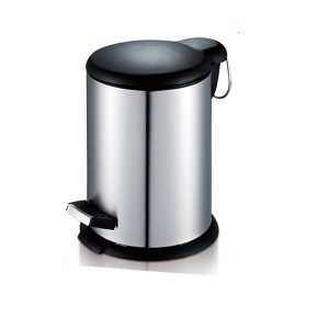 stainless steel trash can