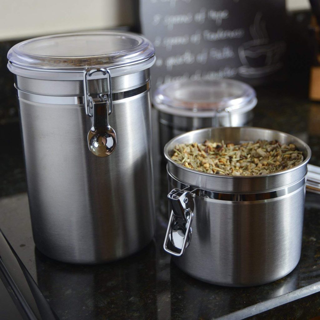 round kitchen canister