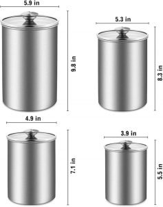 metal steel canister