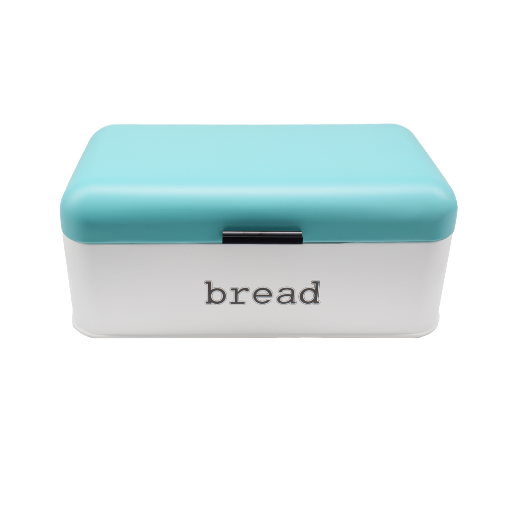 sky blue bread container