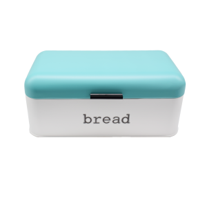 sky blue bread container