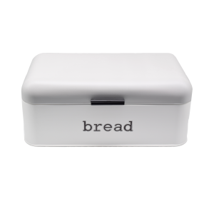 white coating bread box