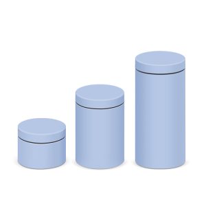 blue coating canister