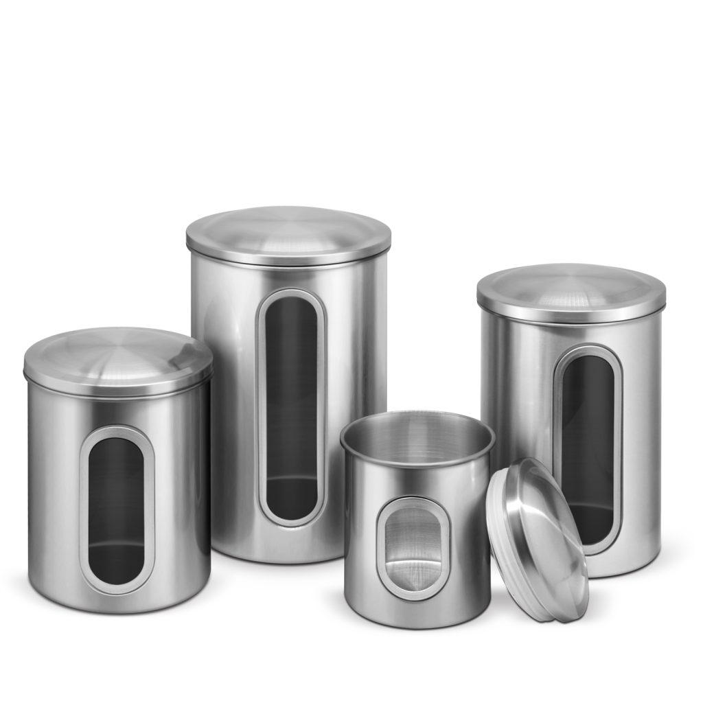 steel canister set