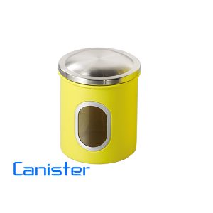 yellow kitchen canister
