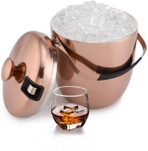 stainless steel ice bucket