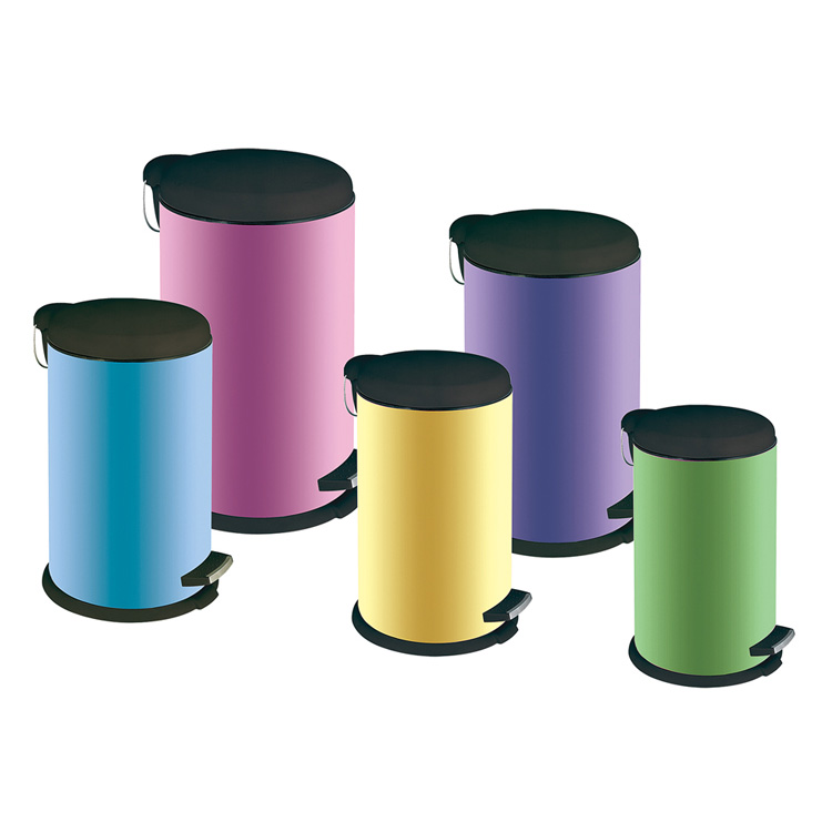 powder coating trash can combo