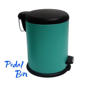 green coating trash can