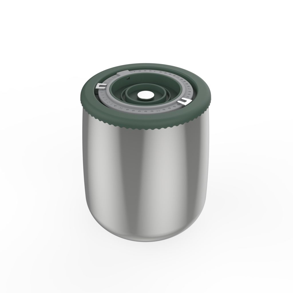 steel food canister
