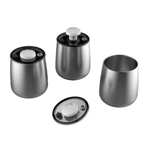 metal steel canister set